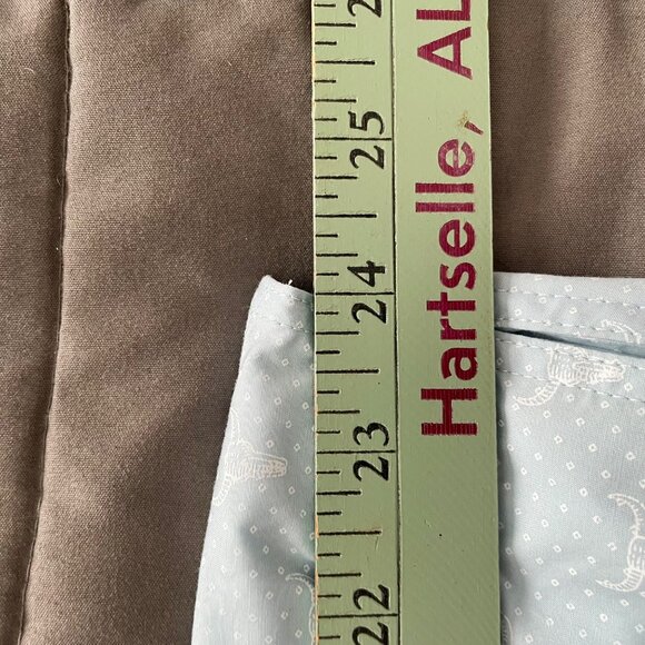 Ariat Mens Long Sleeve Button Up Print Shirt M Light Blue Cattle Skull Western - Picture 8 of 10